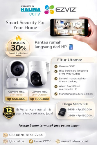 Promo CCTV ciruas – Kamera Indoor & Outdoor Harga Terjangkau