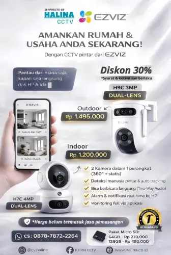 Paket Smart CCTV Dual Lens ciruas di Ciruas